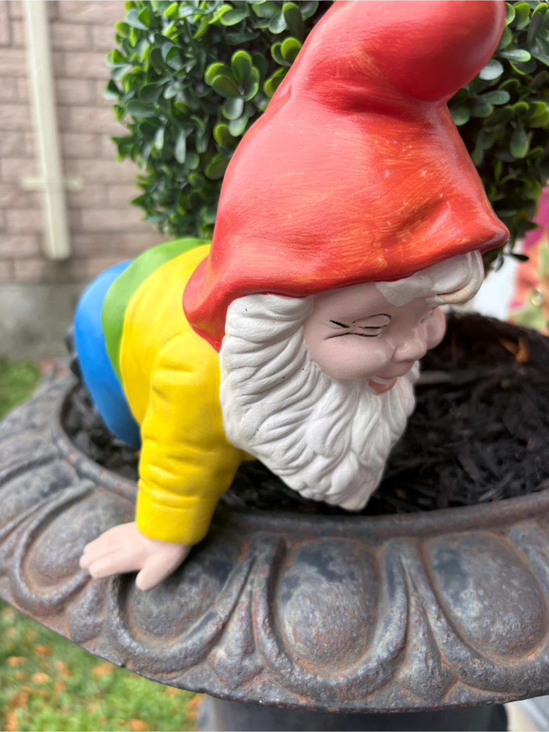 Vintage Porcelain Garden Gnome Statue - photo 3