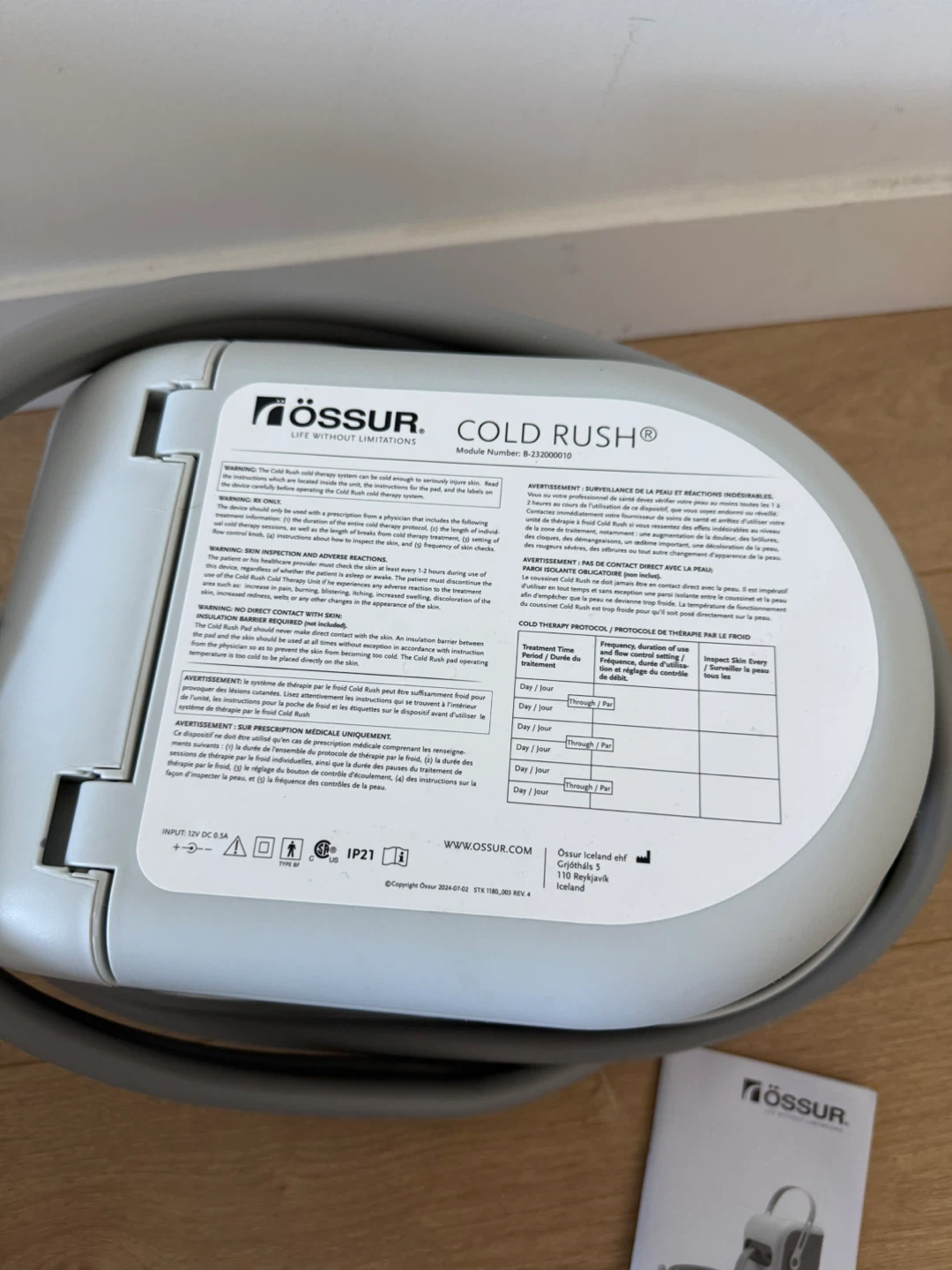 Ossur Cold Rush Cold Therapy System - photo 2