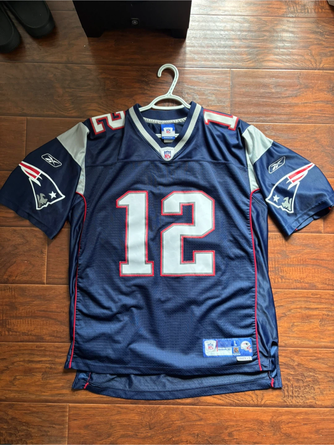 Vintage Tom Brady New England Patriots jersey L NFL reebok - photo 3