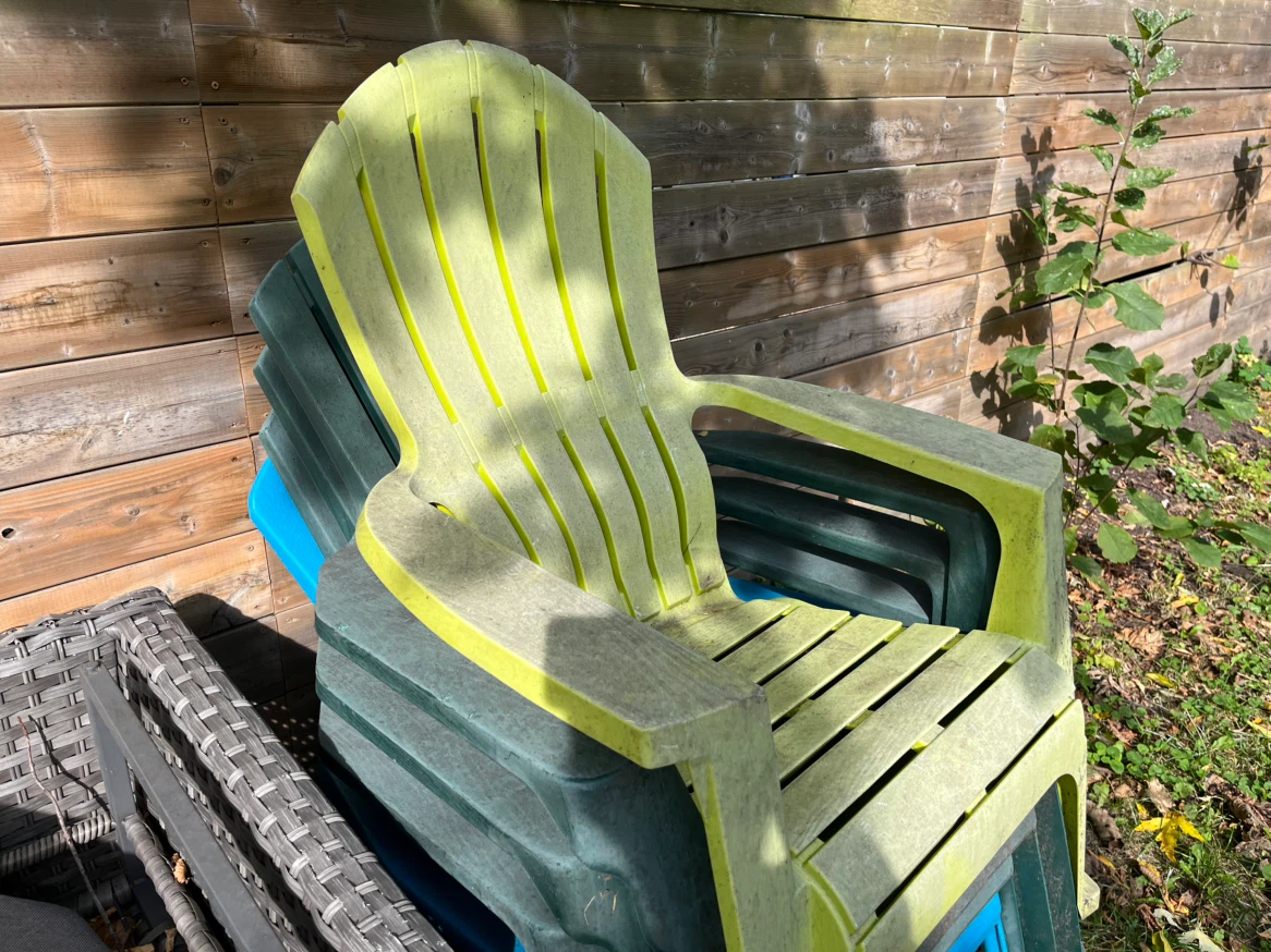 Stackable Adirondack Chairs, $12 each - photo 2