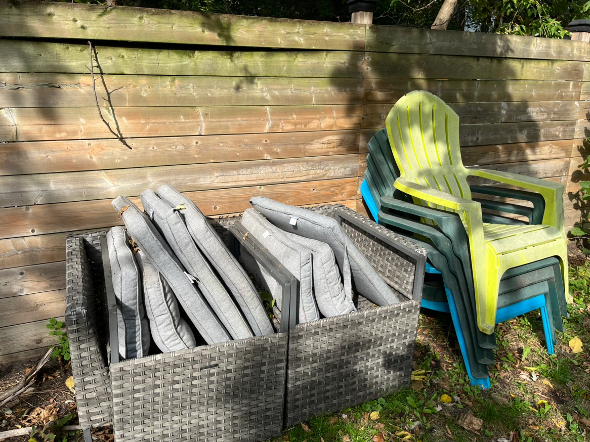 Stackable Adirondack Chairs, $12 each - photo 3