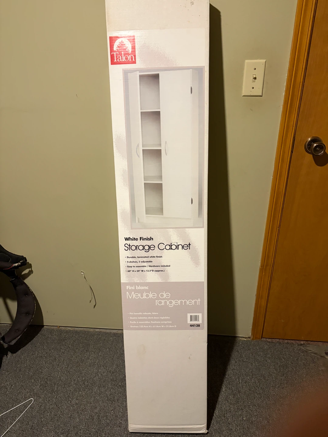 Talon White Storage Cabinet