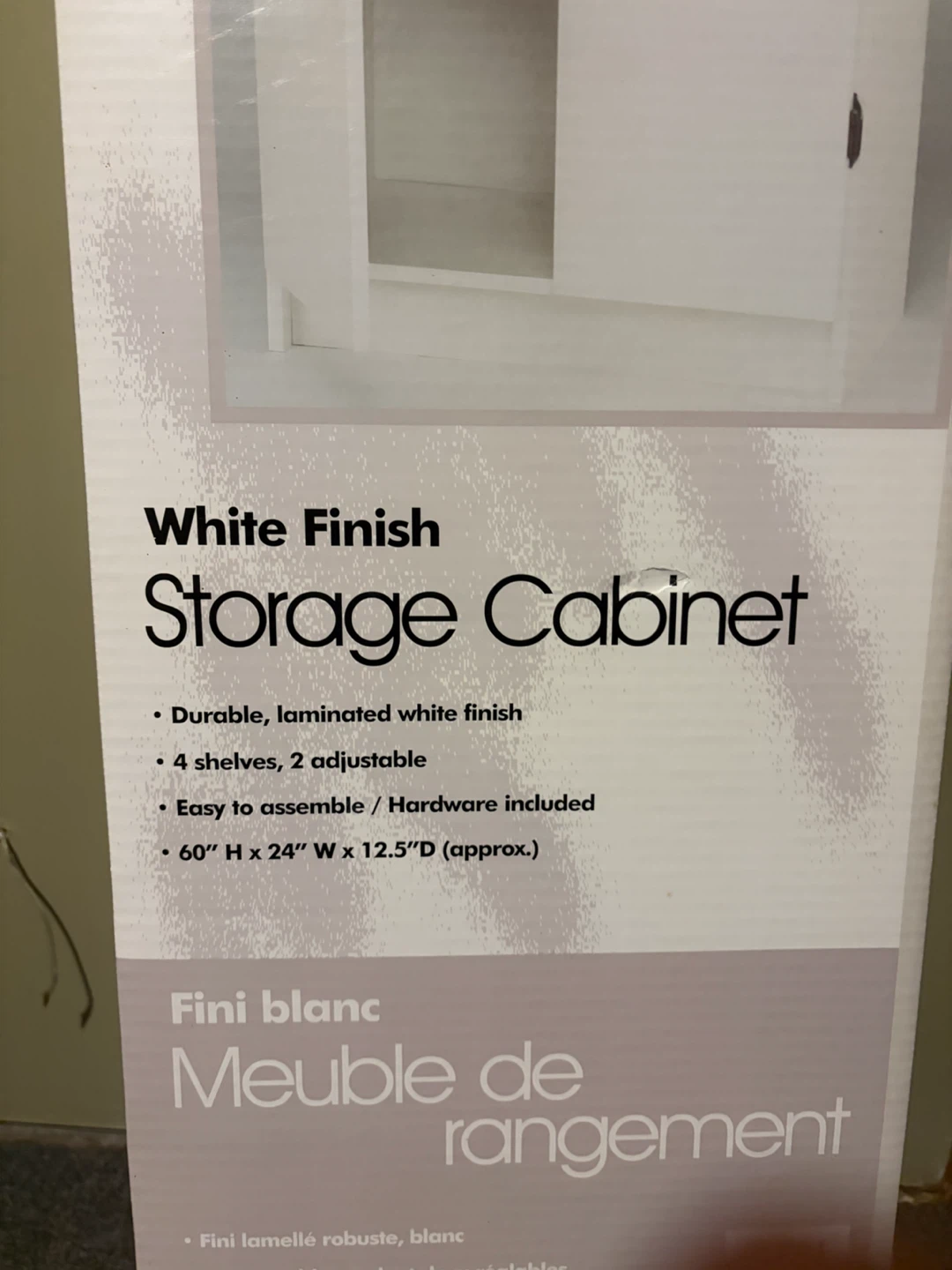 Talon White Storage Cabinet - photo 3