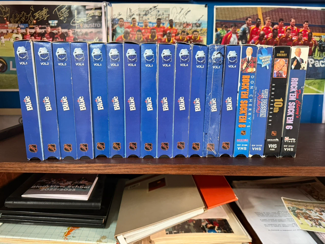 Collection of NHL Hockey VHS Tapes