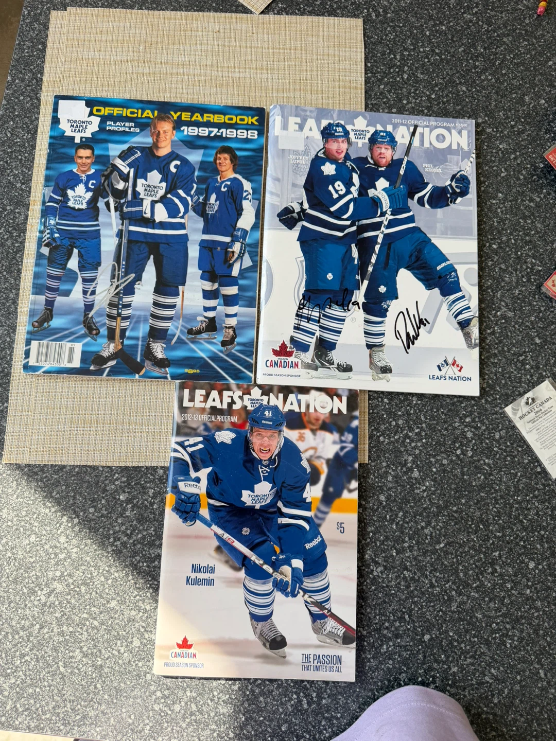 Toronto Maple Leafs Official Programs and Yearbook Set - photo 2
