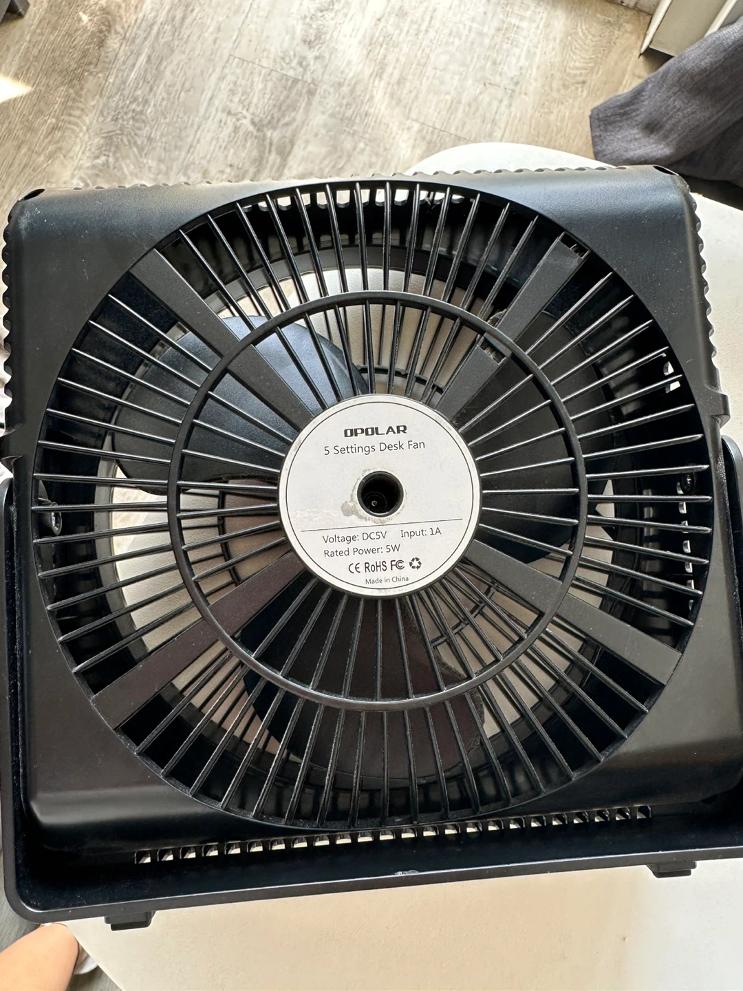 OPOLAR 5 Settings Desk Fan