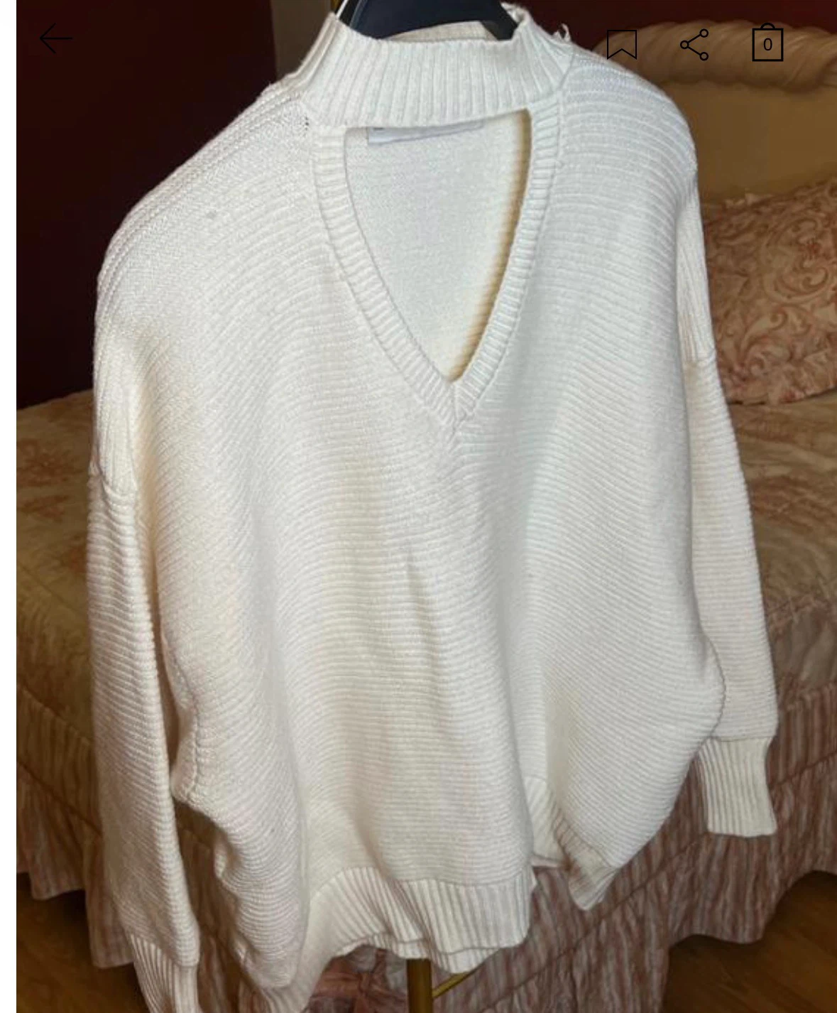Zara Cream Knit Sweater - photo 2