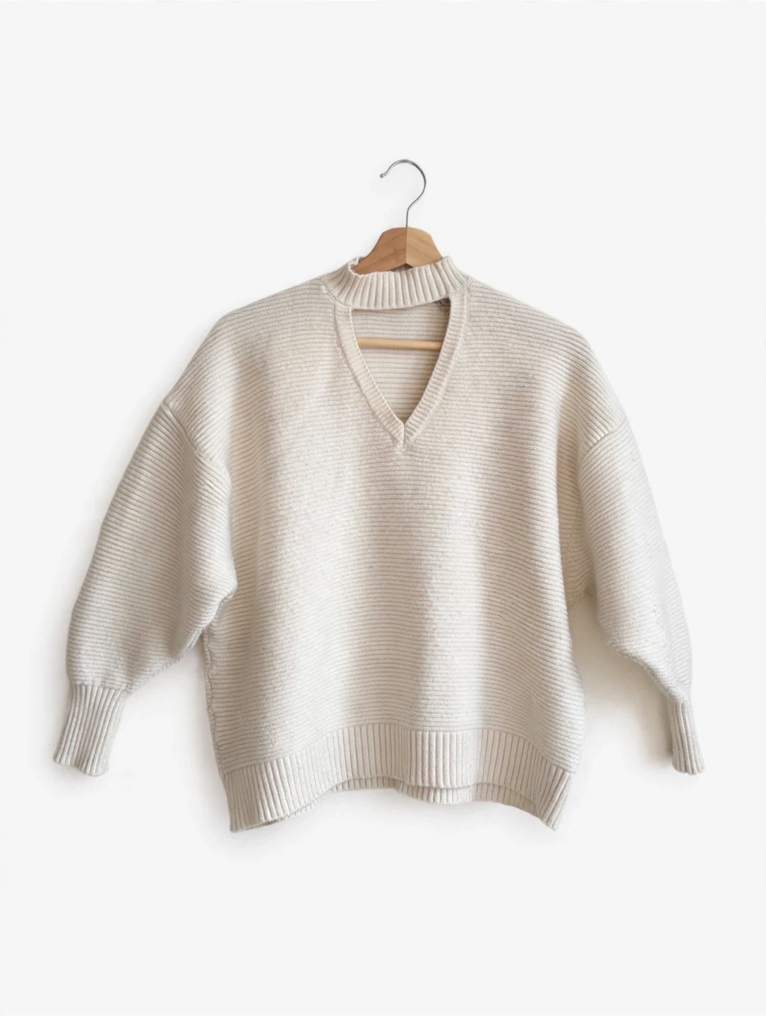 Zara Cream Knit Sweater - photo 3
