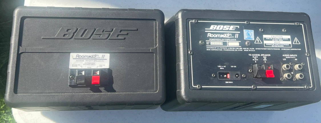 Bose Roommate Il Powered Speaker System Black Vintage Speakers - photo 3