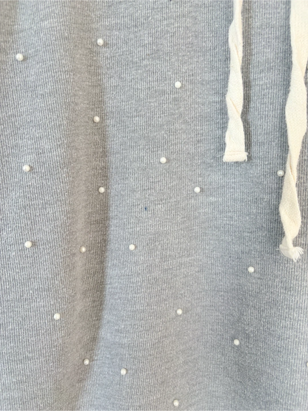 Zara Trafaluc Pearl Embellished Hoodie - photo 2