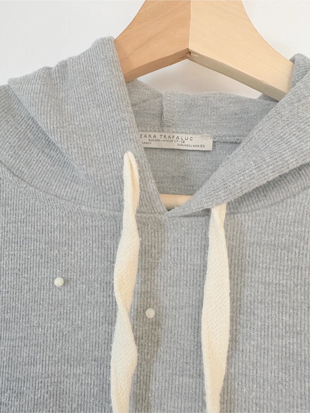 Zara Trafaluc Pearl Embellished Hoodie - photo 3