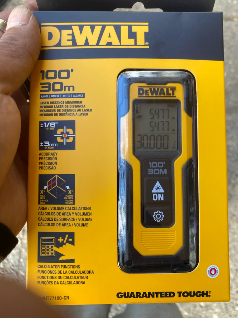 DEWALT Laser Distance Measurer DWHT77100-CN
