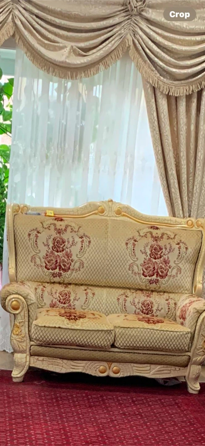 MOVING SALE!!! Full set couch & hand made afghan carpet - photo 3