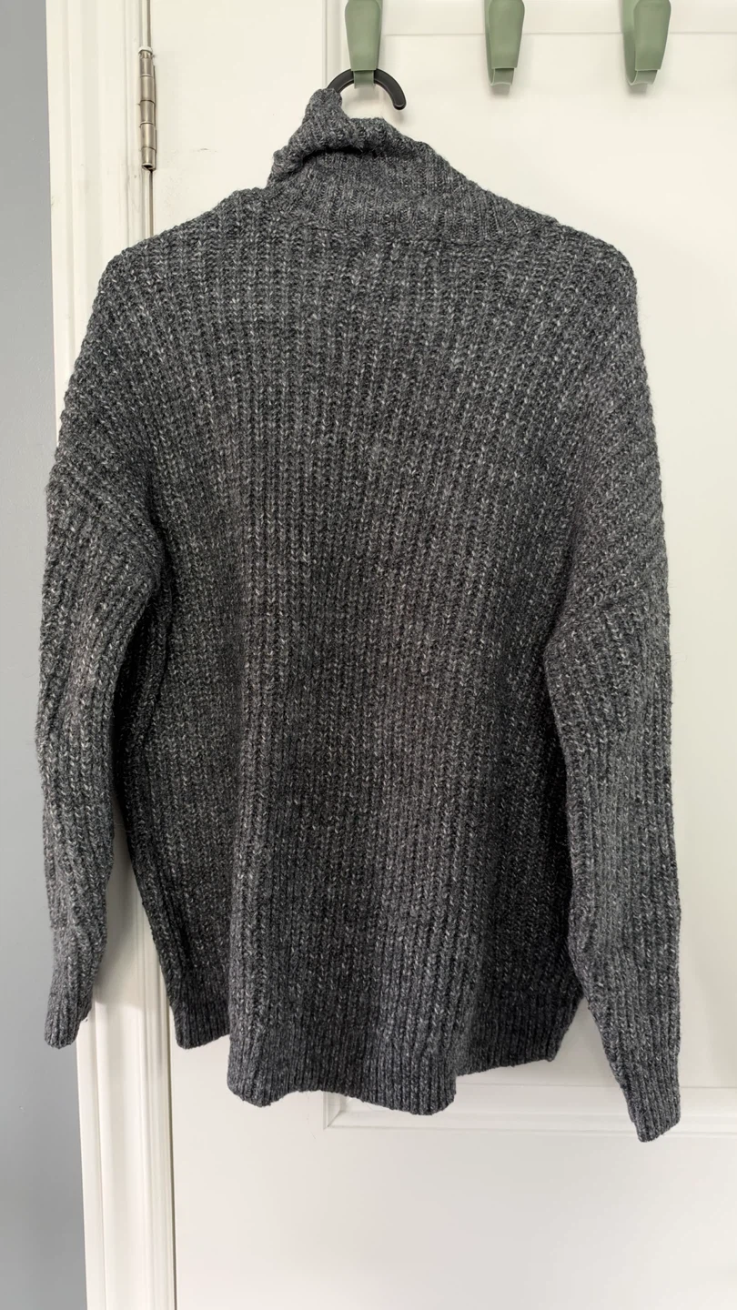 Old Navy Grey Turtleneck Tunic Sweater - photo 3
