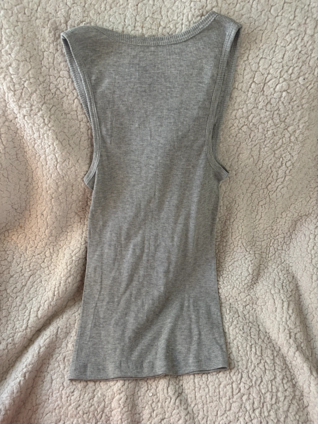 Silver One Gray Ribbed Tank Top - photo 3