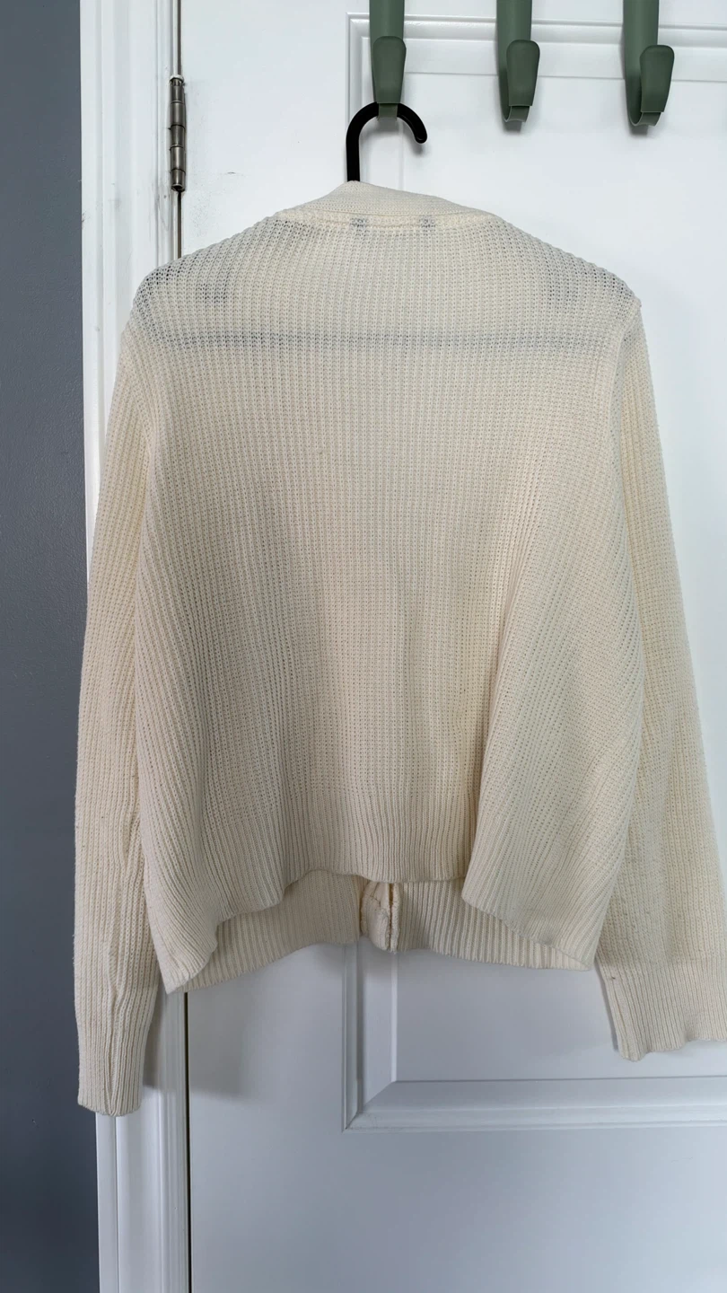 Cream Knit Cardigan - photo 2