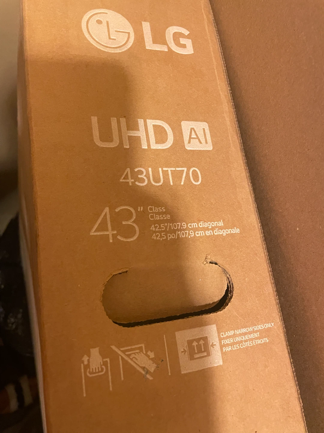 LG 43-inch UHD AI Smart TV 43UT70