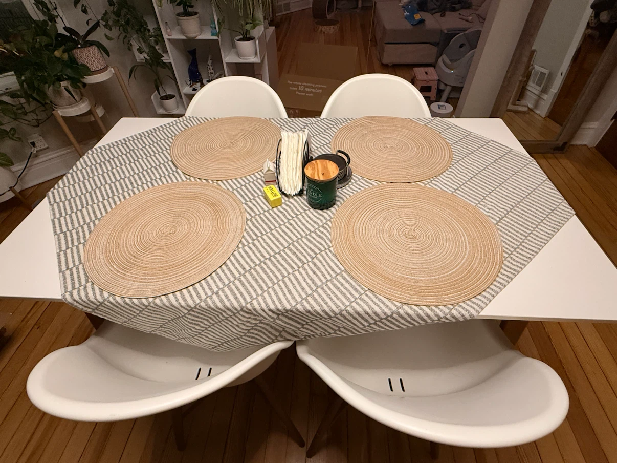 IKEA dining table and chairs