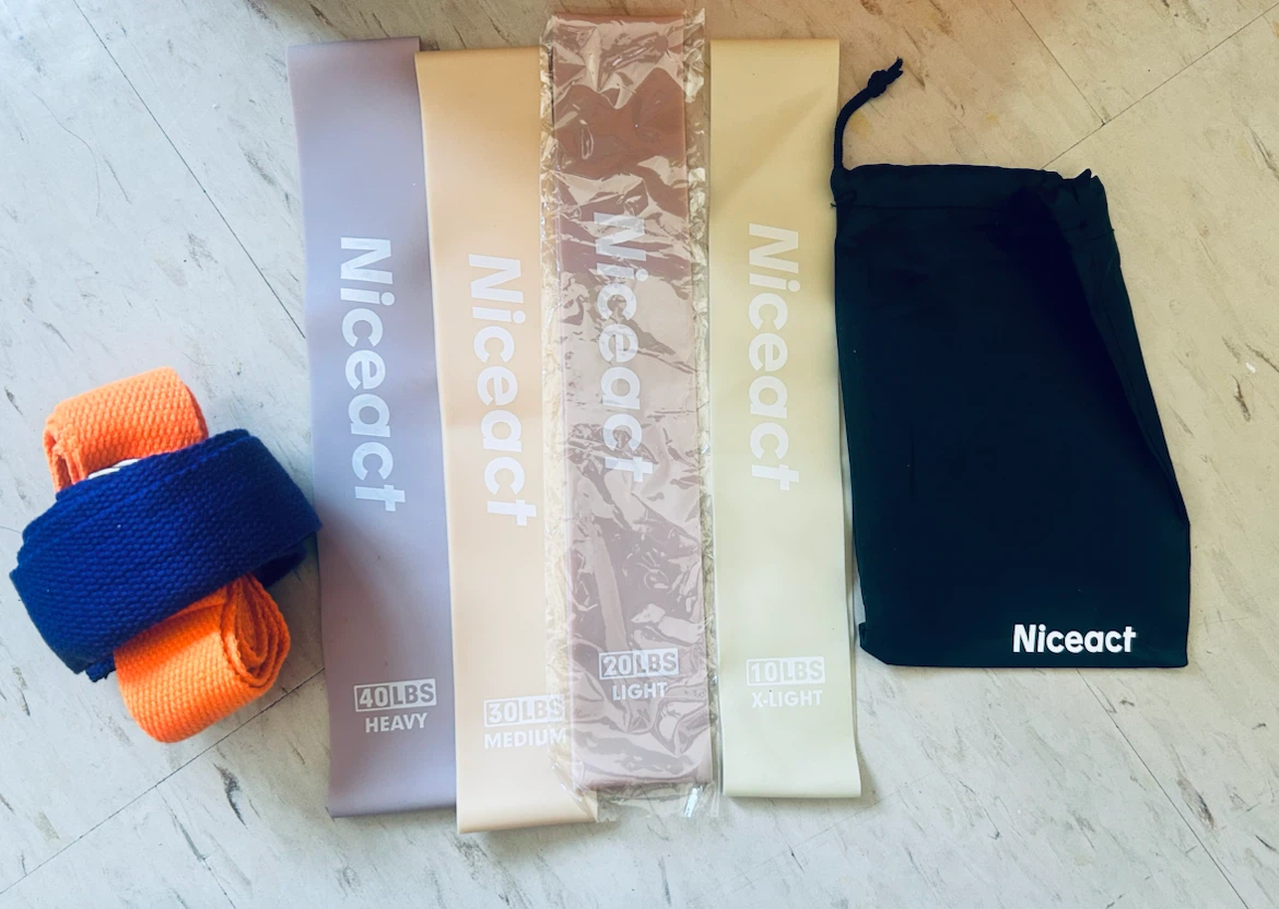 Yoga Set with Blocks, Mat, Resistance Bands and Yoga Straps - photo 2