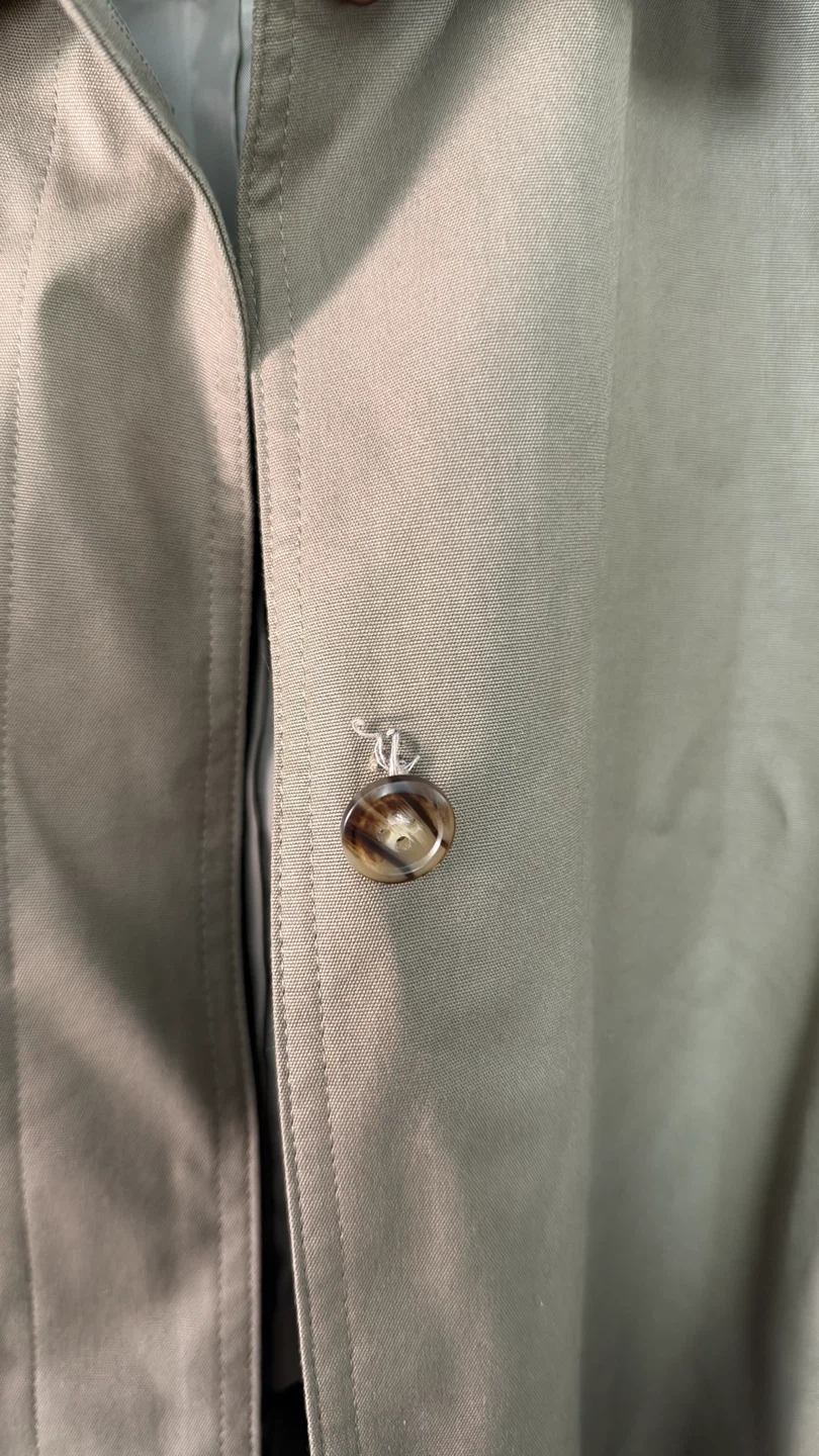 Tsubame Coat Olive Trench Coat - photo 2