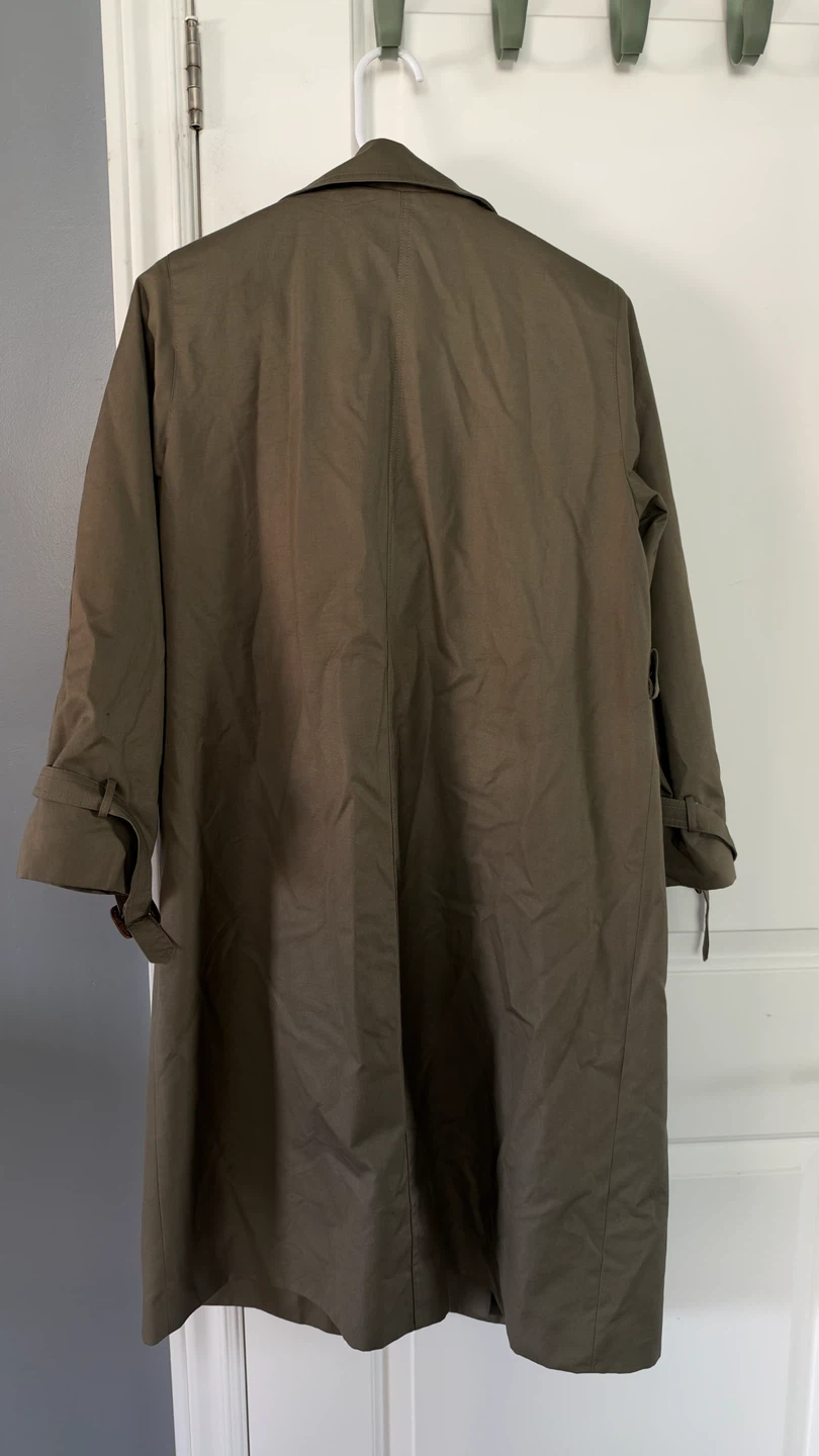 Tsubame Coat Olive Trench Coat - photo 3