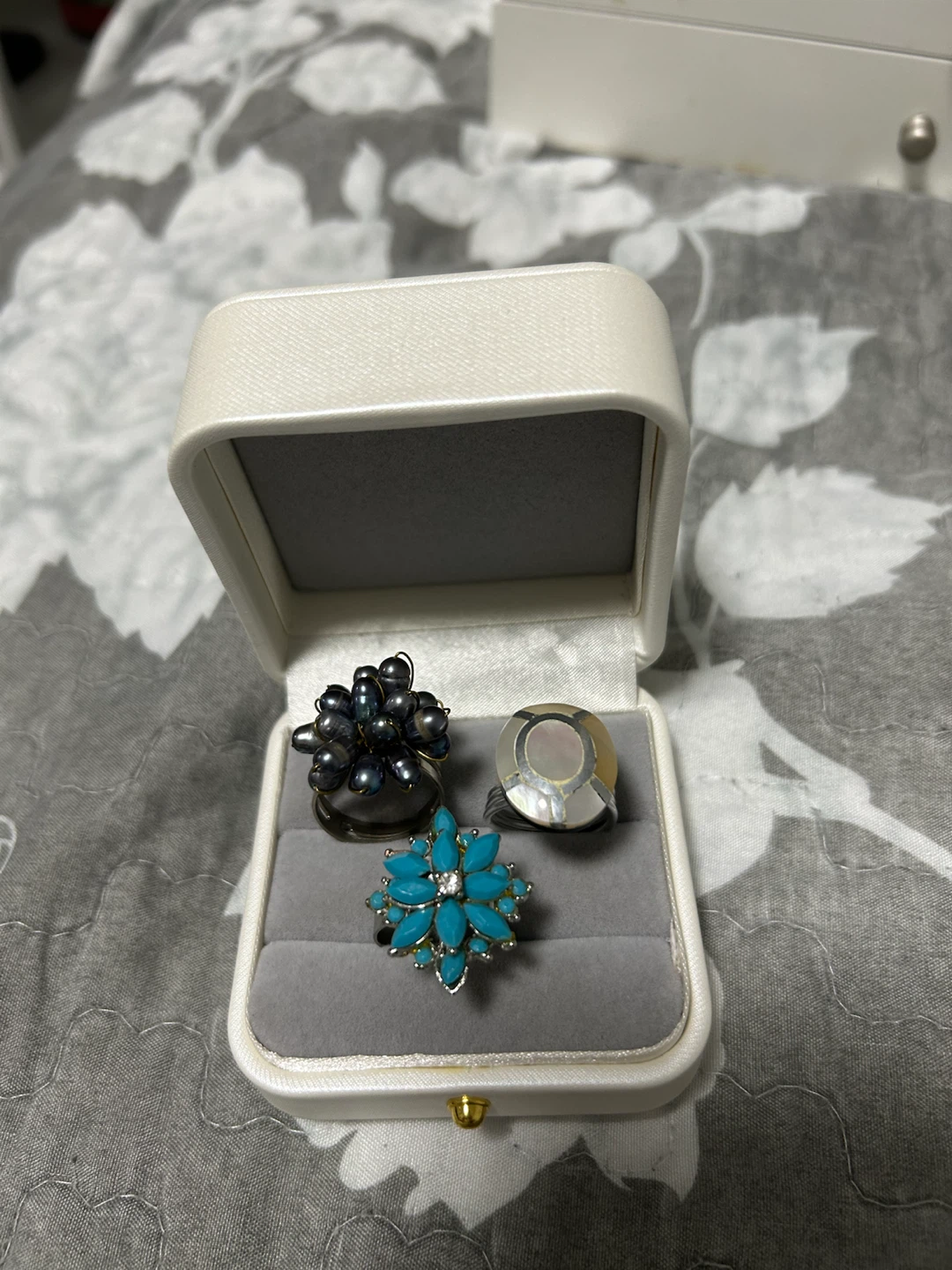 Set of Three Fashion Rings