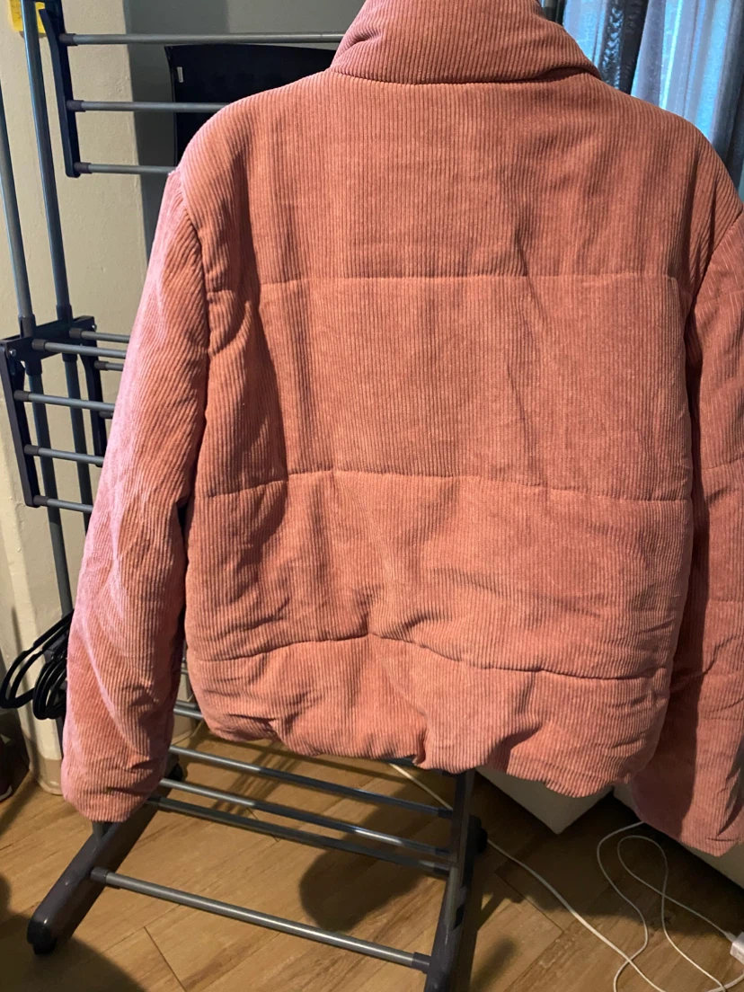 Pink Corduroy Puffer Jacket - photo 2