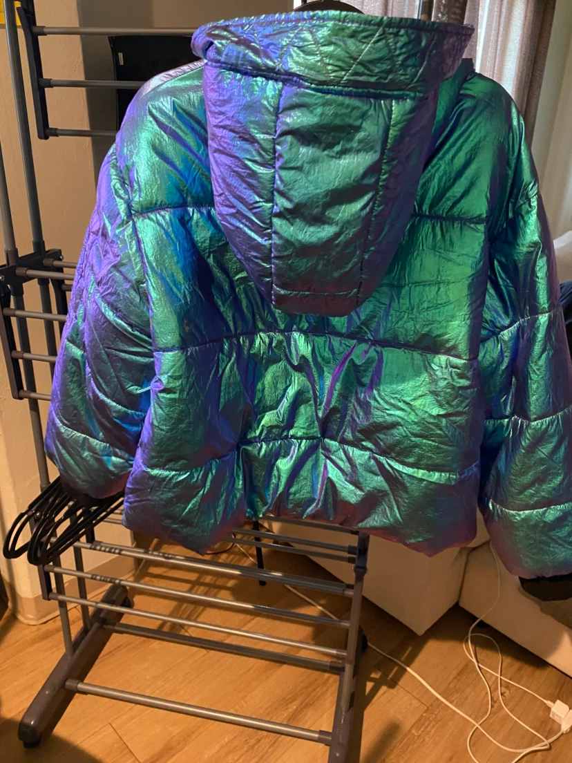 Iridescent Puffer Jacket - photo 2