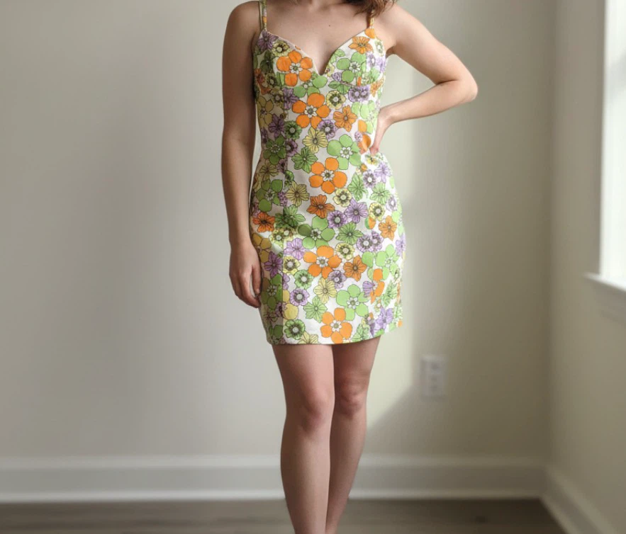 Zara floral print cami dress - photo 2