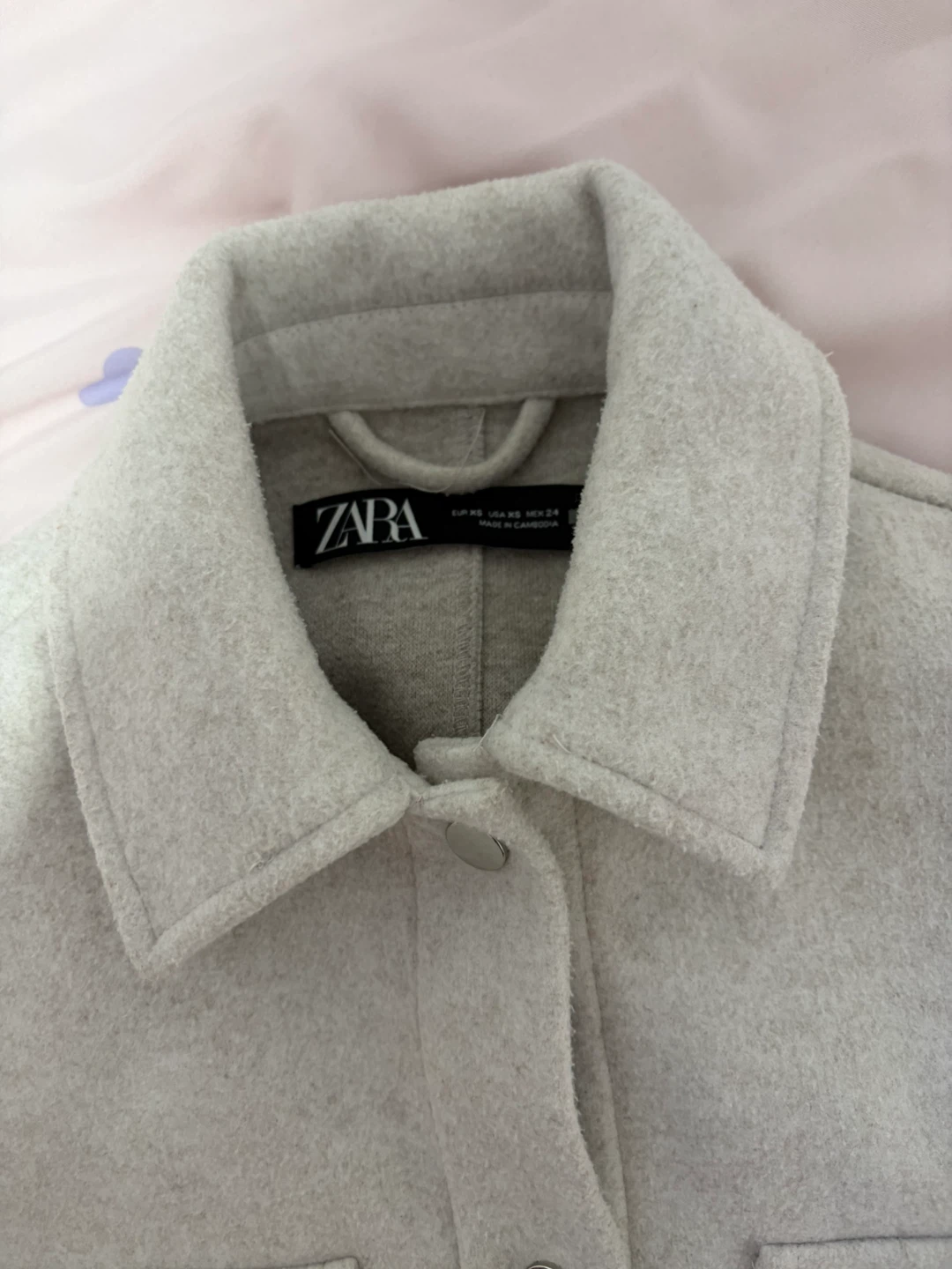 Zara grey shacket XS - photo 2