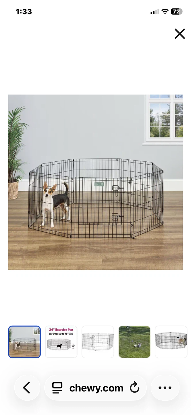 24 inch Dog Exercise Pen - photo 2