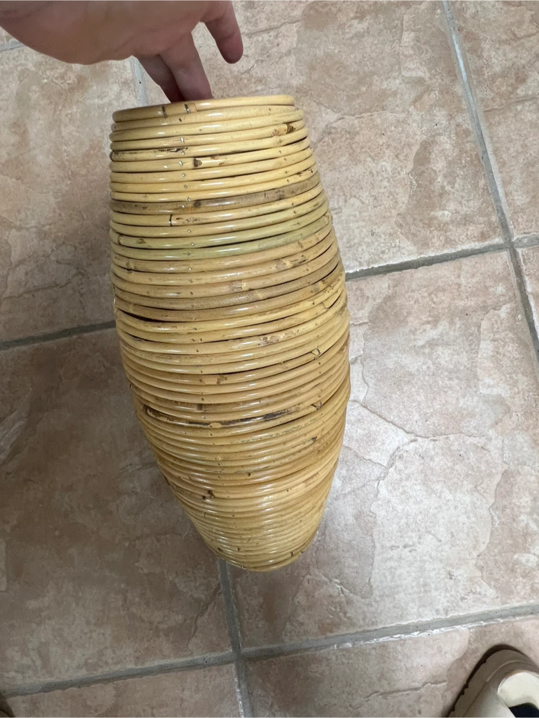 Set of 3 Wicker Vases - photo 2