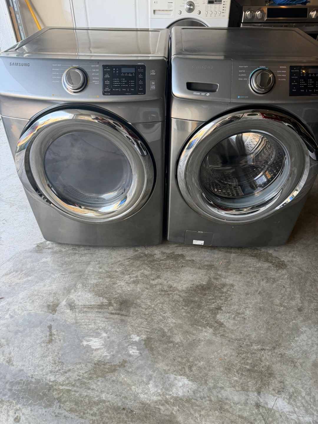 Samsung Steam Washer and Dryer Set