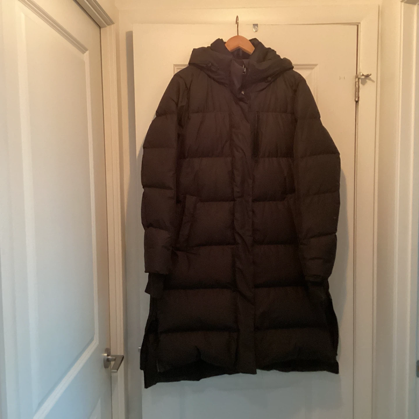 Super Puff Long Down Jacket Black