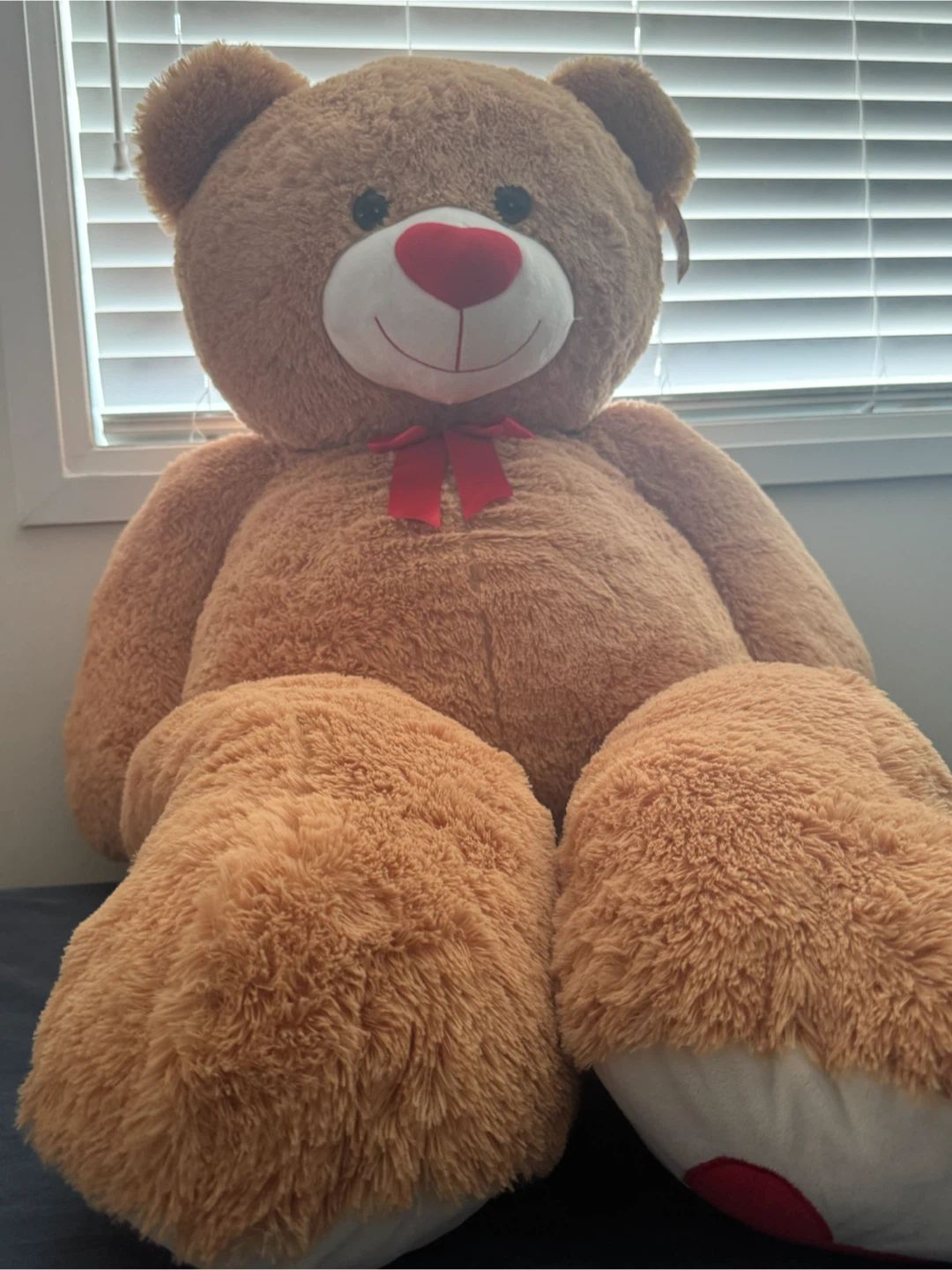 Large Brown Plush Teddy Bear - photo 2