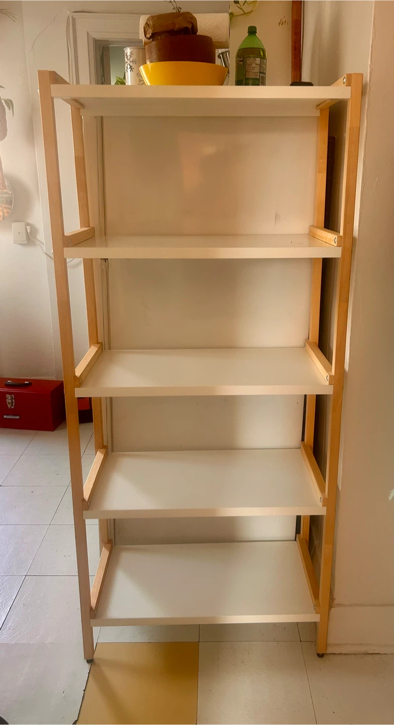 IKEA JÄTTESTA White Shelving Unit - 5-Tier - photo 2