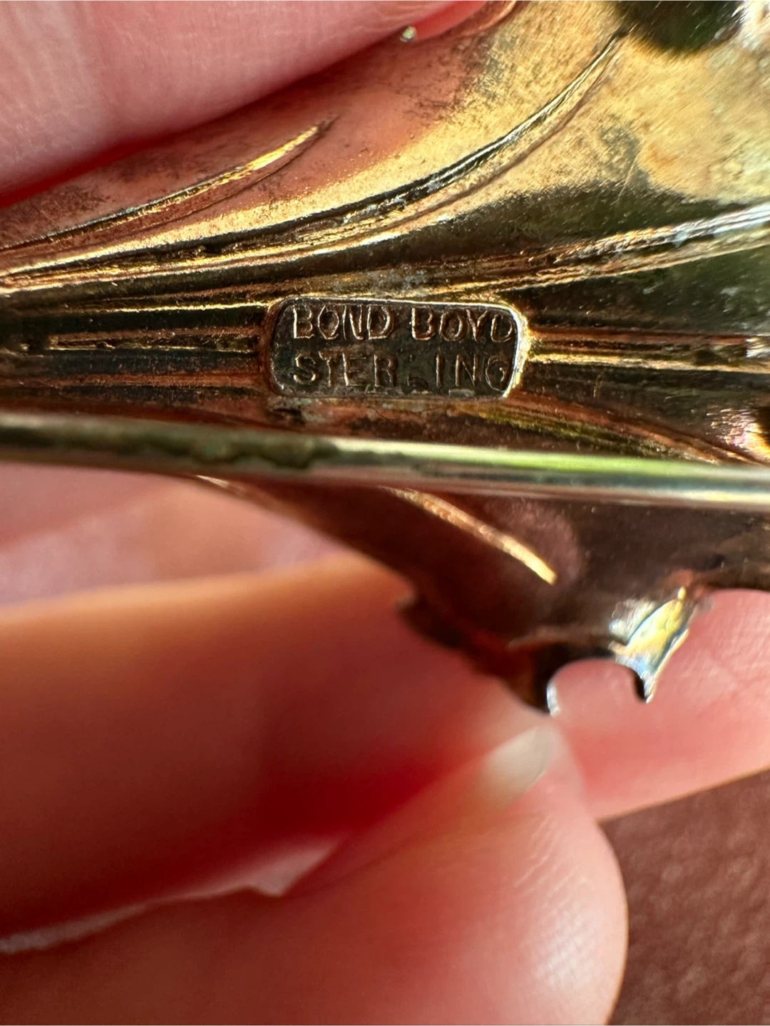 Vintage Bond Boyd Sterling Silver Brooch - photo 3