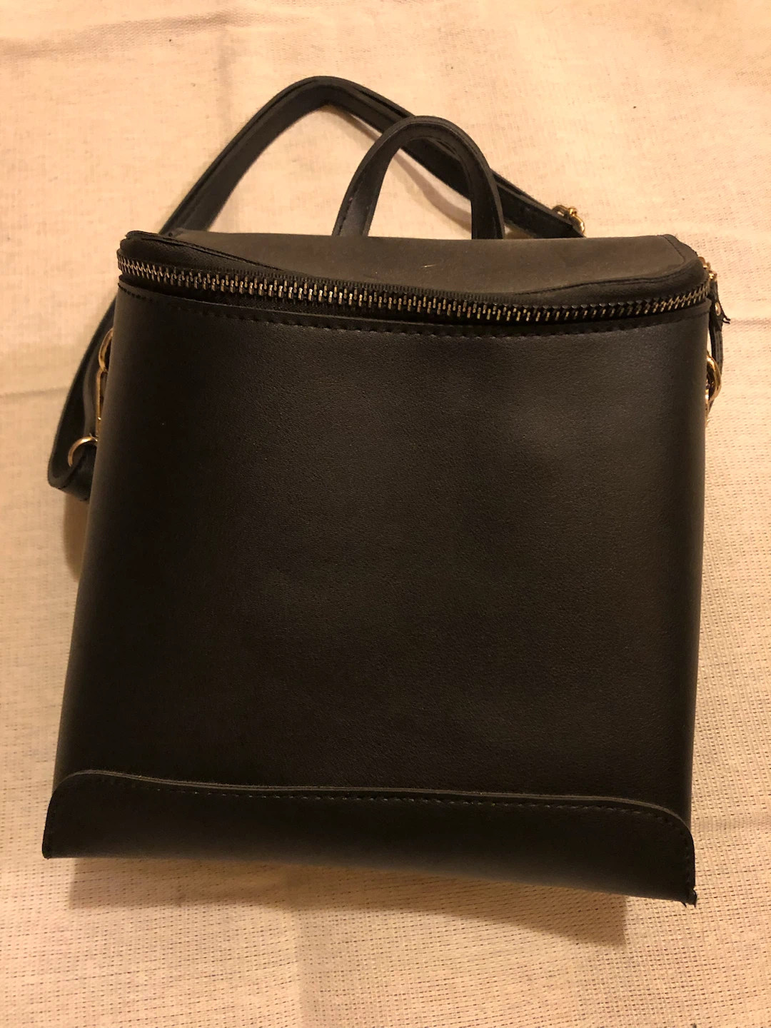 Black Convertible Backpack Purse