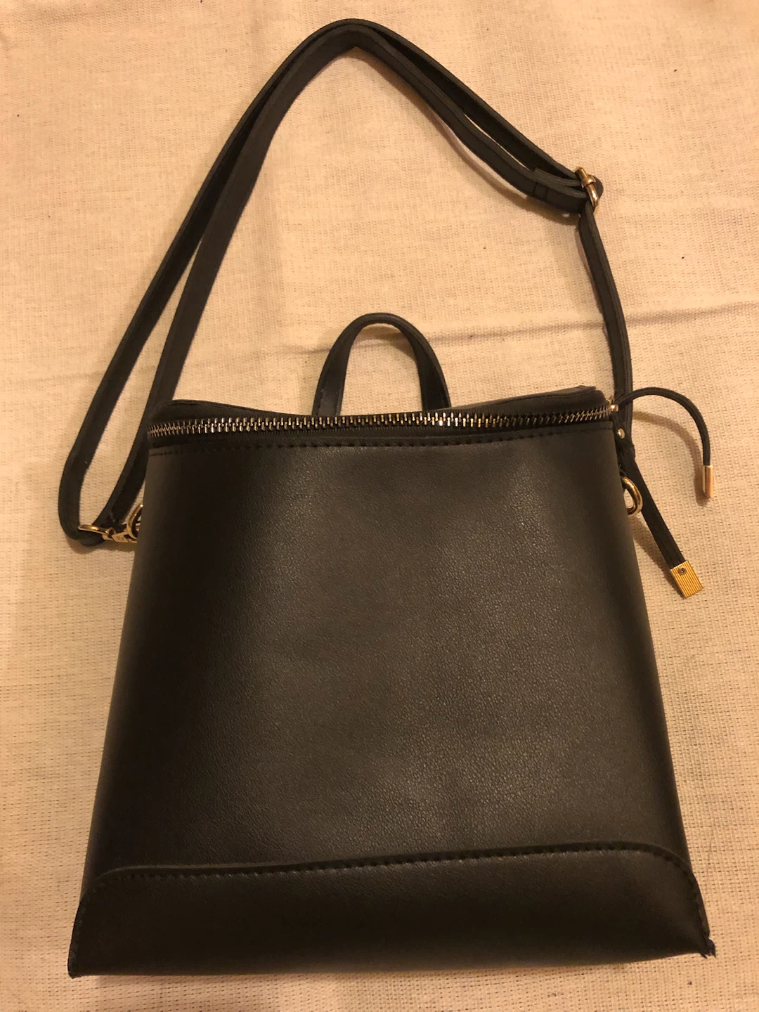 Black Convertible Backpack Purse - photo 3