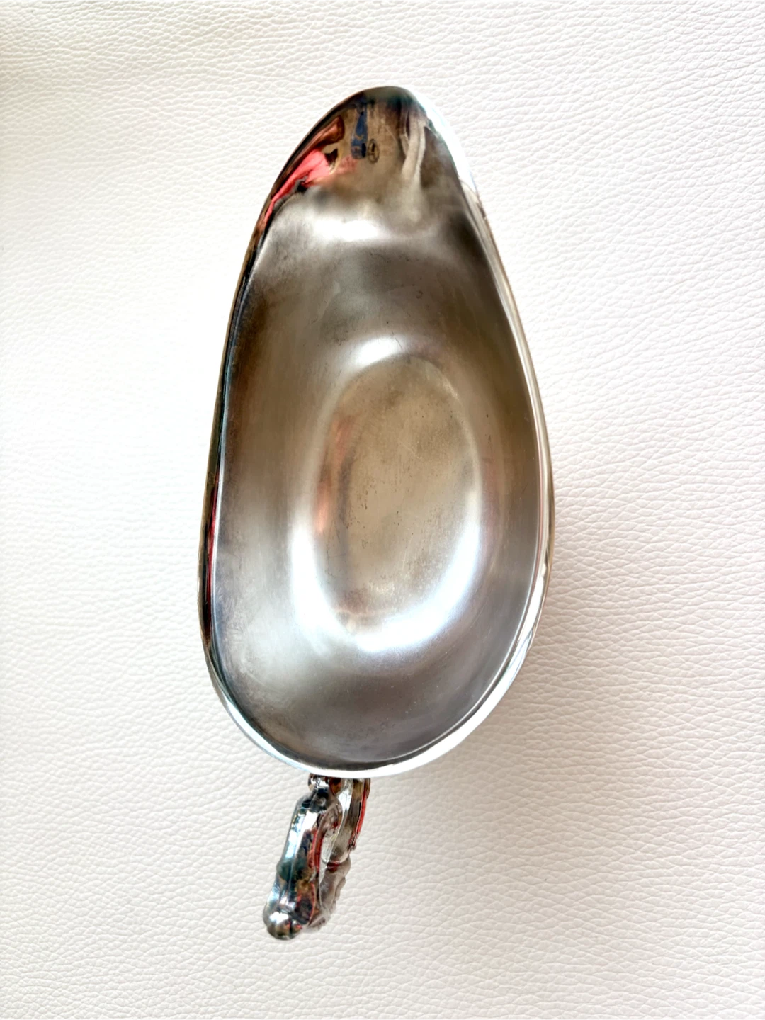 Silver-Plated Gravy Boat - photo 4