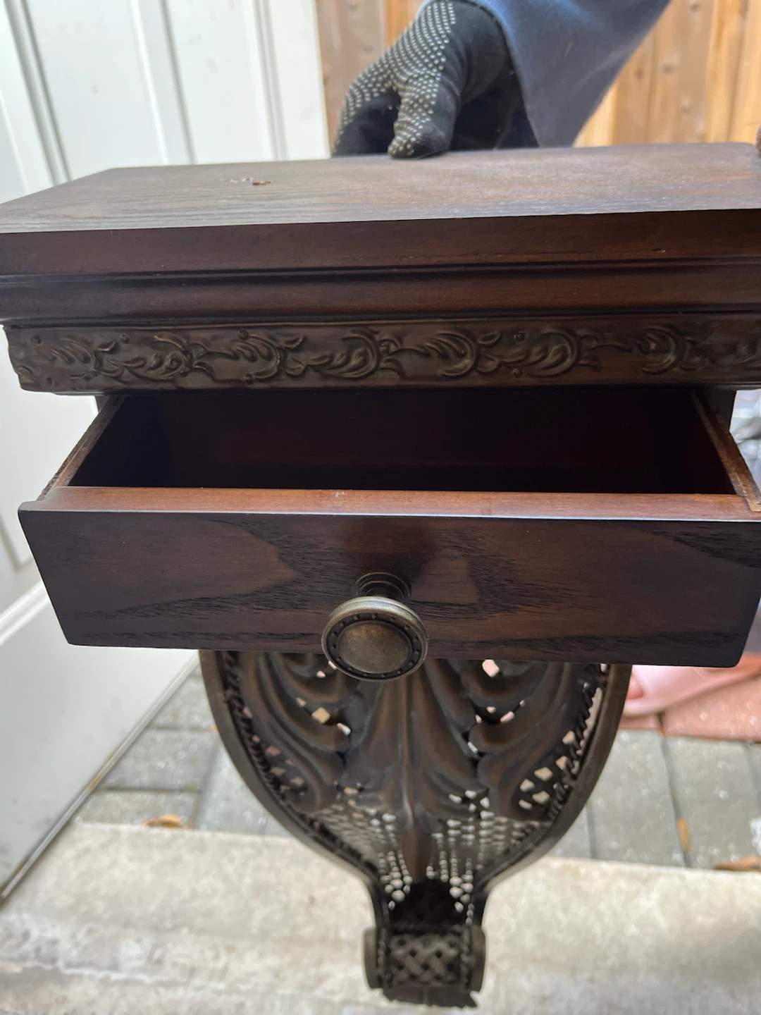 X2 Vintage Wall Mounted Console Table with Drawer - photo 2