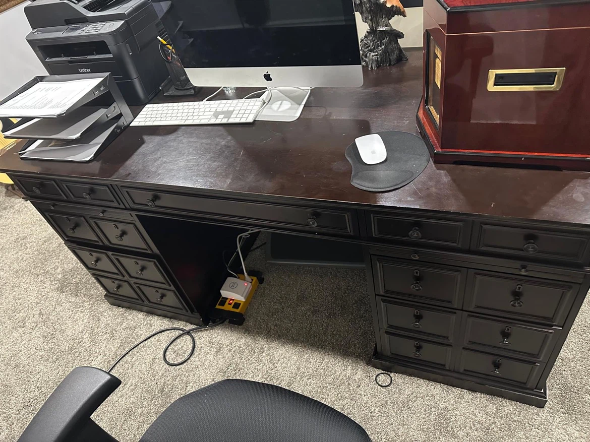Large office desk