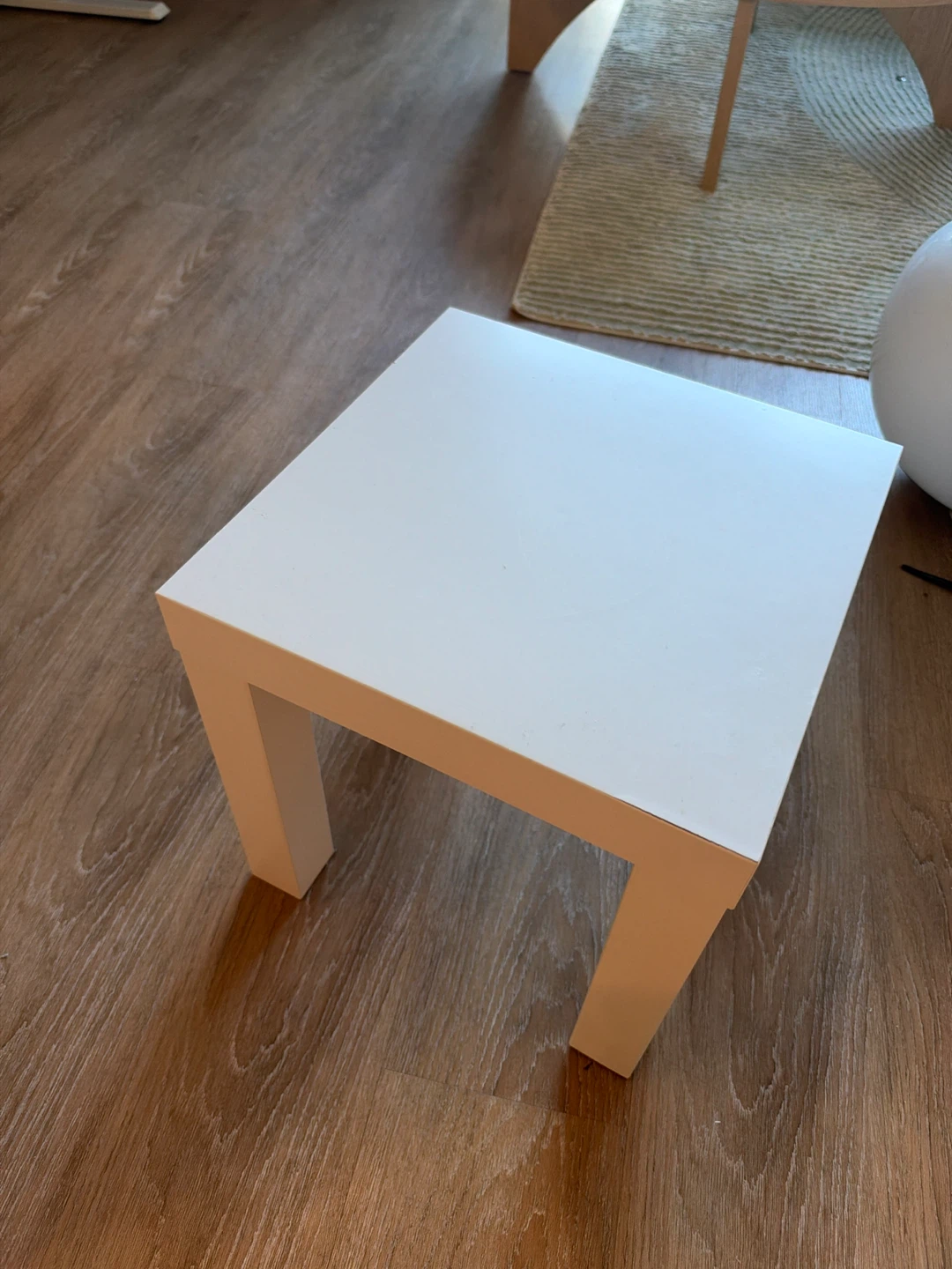 IKEA Lack Side Table & Medium Table White - photo 2