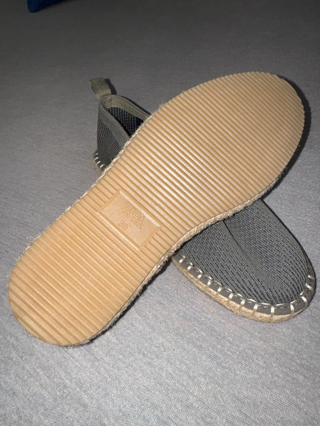 Zara Olive Green Espadrilles Size 39 - photo 3