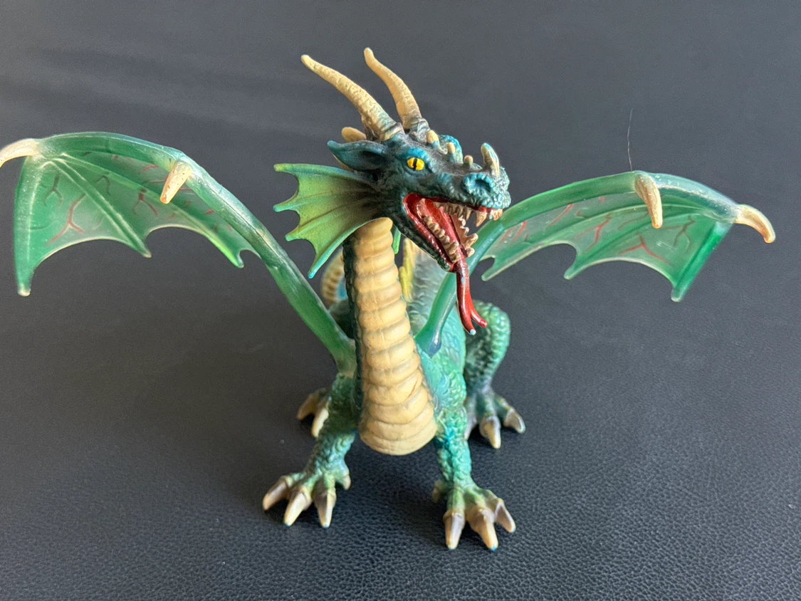 Schleich Green Dragon Figure