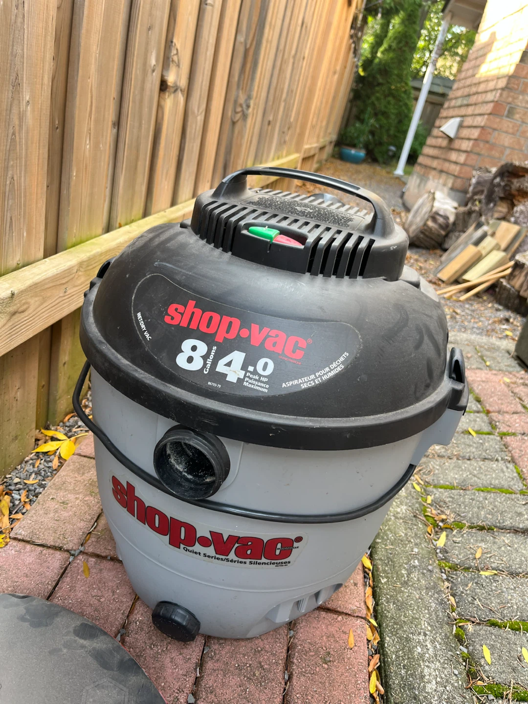 Shop-Vac 8 Gallon Quiet Series Wet/Dry Vacuum