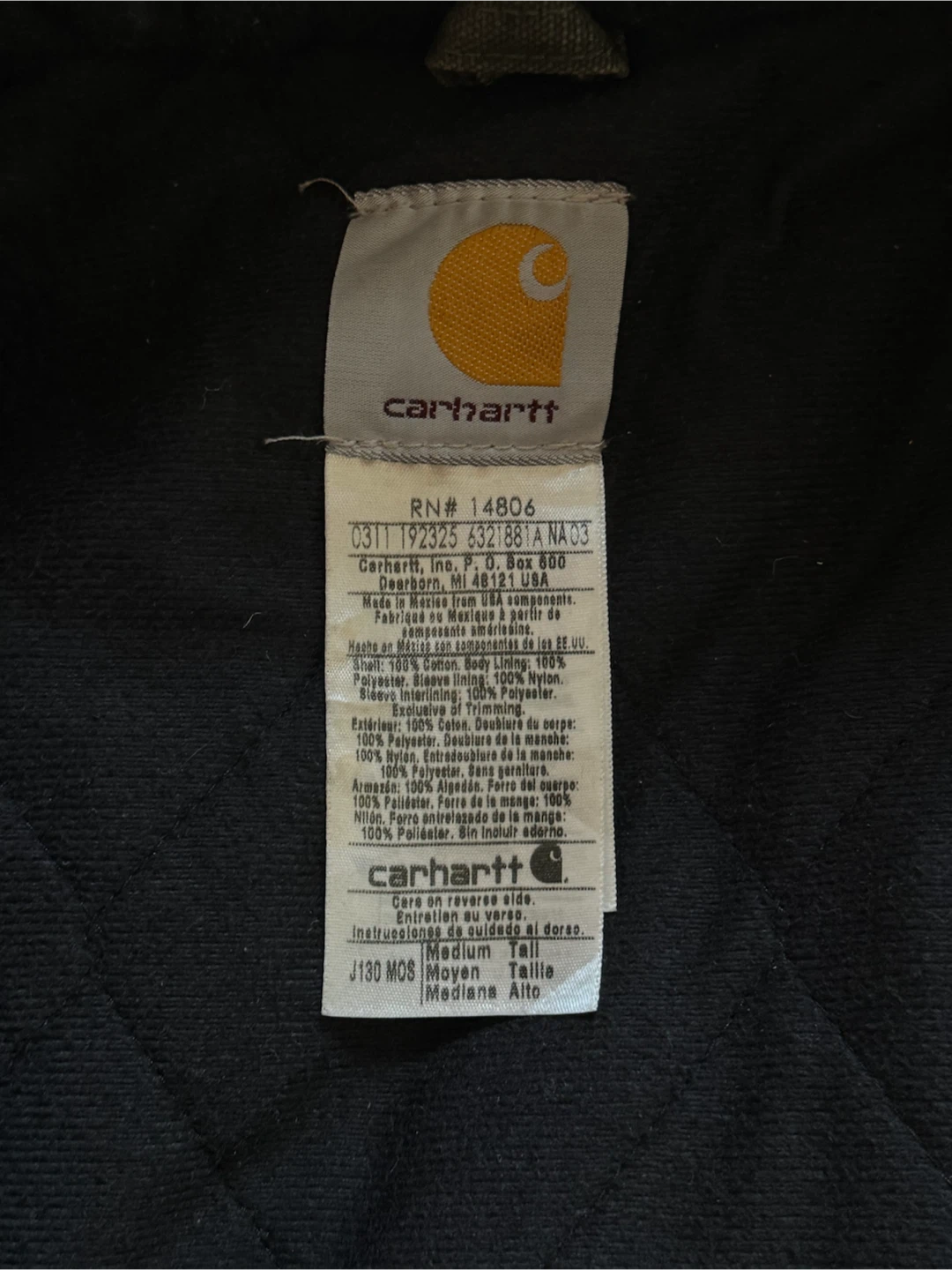Vintage Carhartt J130 Active Jacket Medium - photo 3