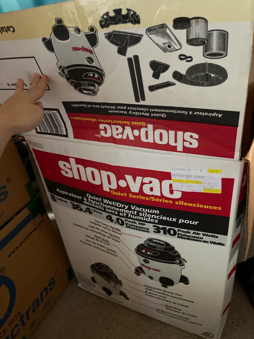 Shop-Vac 8 Gallon Quiet Series Wet/Dry Vacuum - photo 4