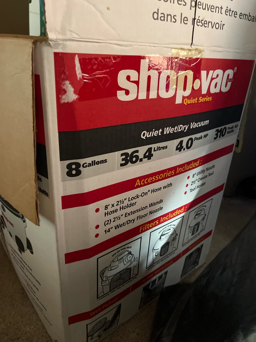 Shop-Vac 8 Gallon Quiet Series Wet/Dry Vacuum - photo 5