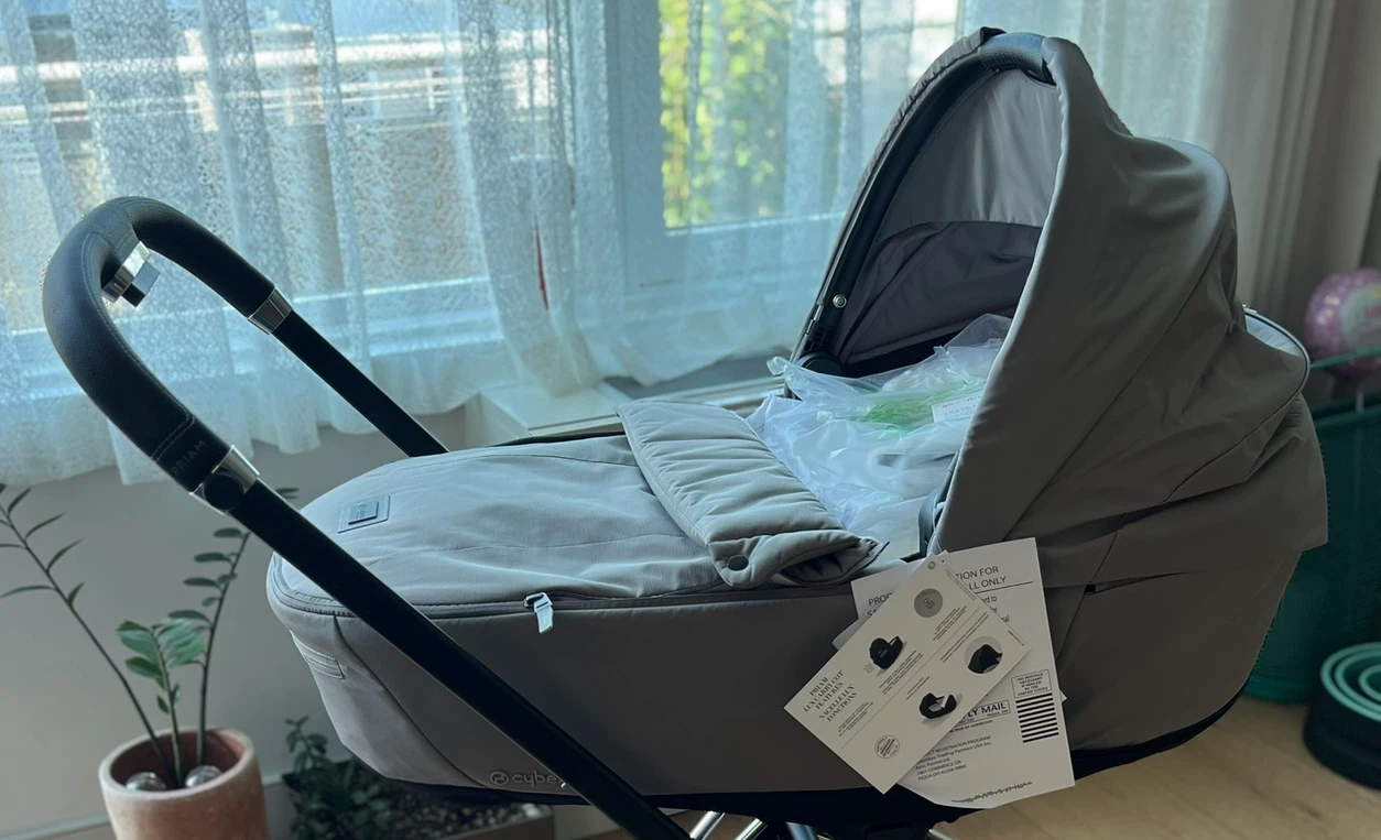 **Cybex Priam 4 / ePriam 2 Lux Carry Cot – Mirage Grey** - photo 2
